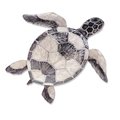 Eangee Home Design Eangee Home Design m8005 Sea Turtle Wall Decor; Pewter Checkered m8005